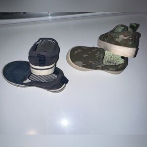 Osh Kosh B’Gosh (2) Two pairs Slip On Sneakers